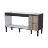 Mueble de cocina cozimax colibri negro/tamarindo — vista 1