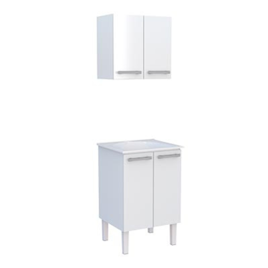 Combo de lavadero cozimax venus blanco 569mm 2 piezas