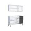 Combo de cocina cozimax gaia negro 2 piezas — vista 1