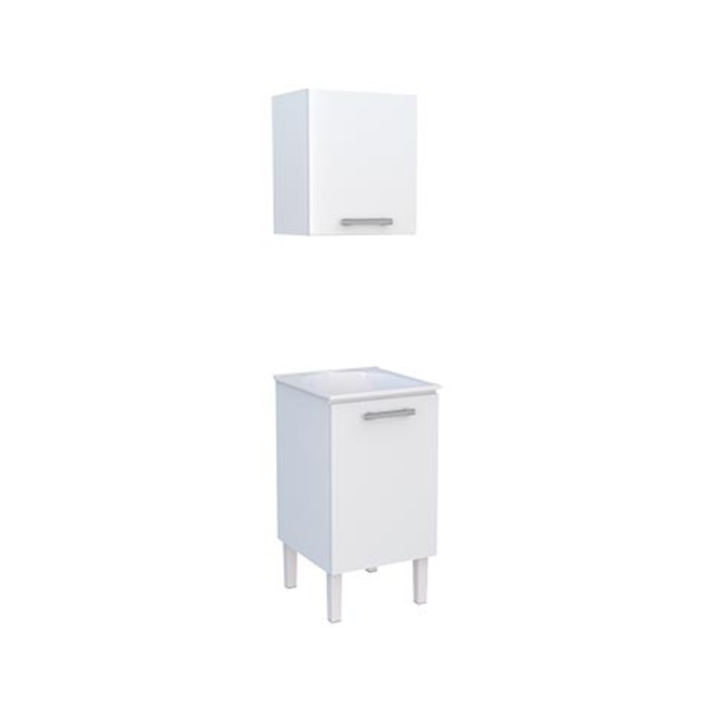 Combo de lavadero cozimax venus blanco 477mm 2 piezas