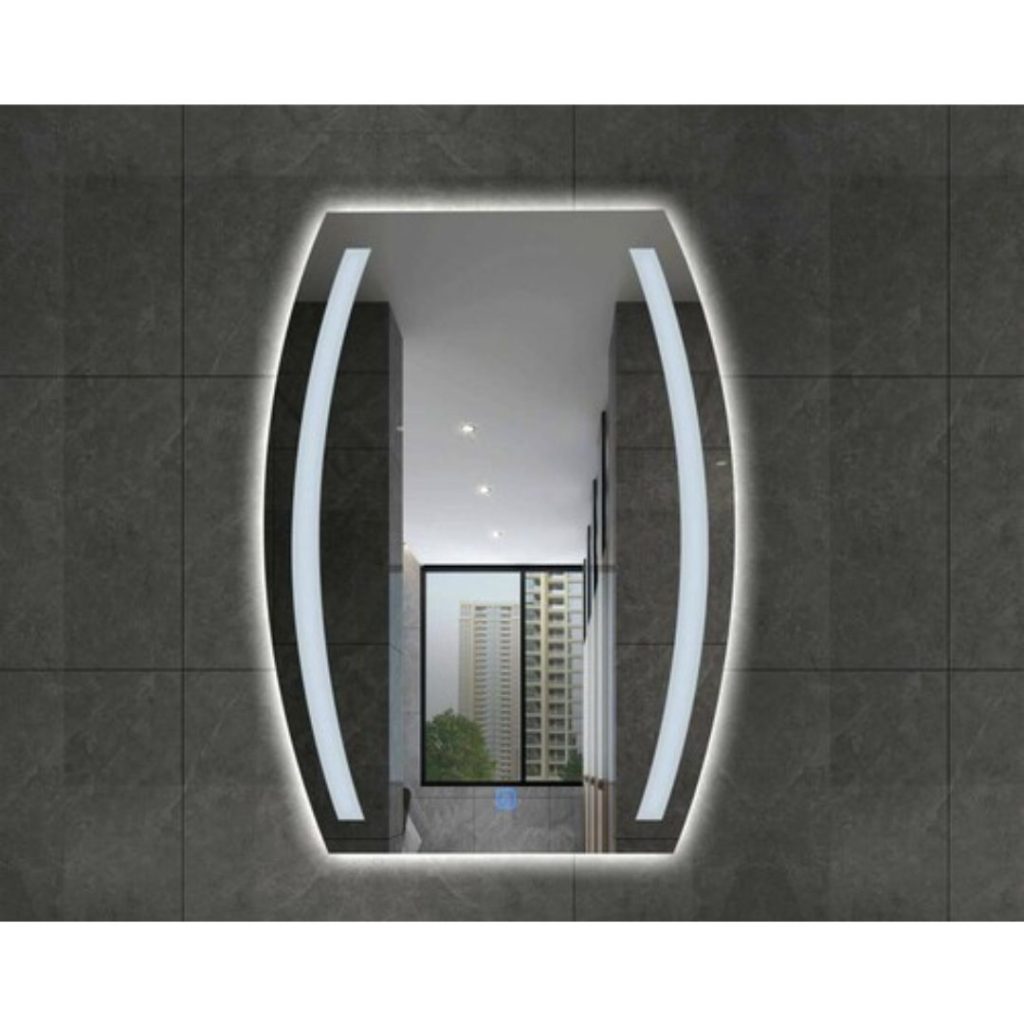 Espejo led ovalado con luz blanca