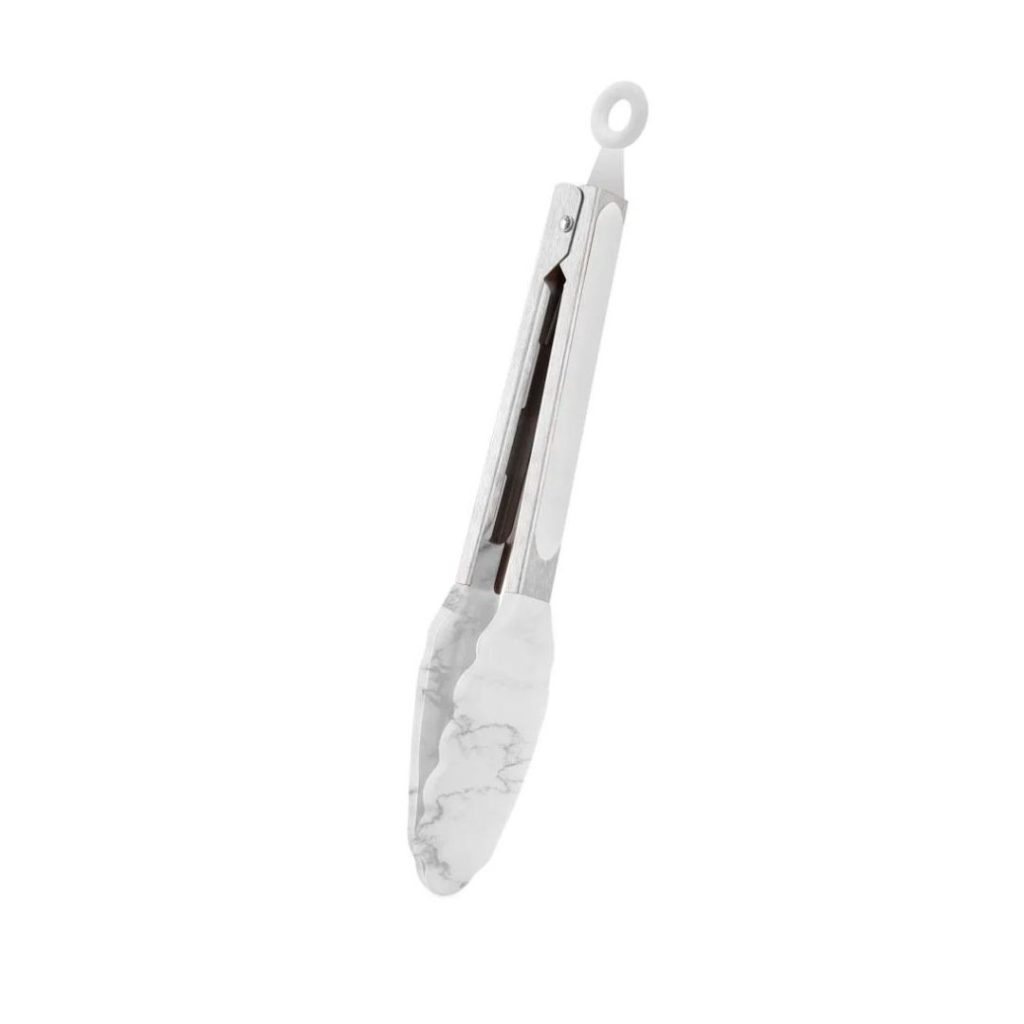 Pinza de cocina en mármol 9″