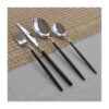 Set de cubiertos de cocina mango negro 16 piezas — vista 1