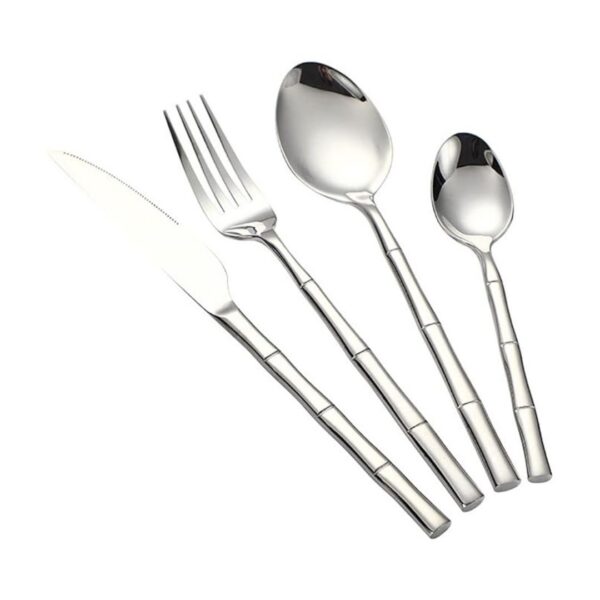 Set de cubiertos de cocina mango cromado 16 piezas