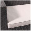 Juego de sillones kennedy 3 sofás mas 1 mesa de centro gris — vista 2