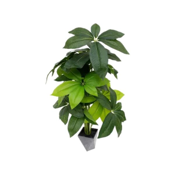 Maceta con planta artificial