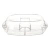 Bandeja para refrigerios con porta hielo — vista 1