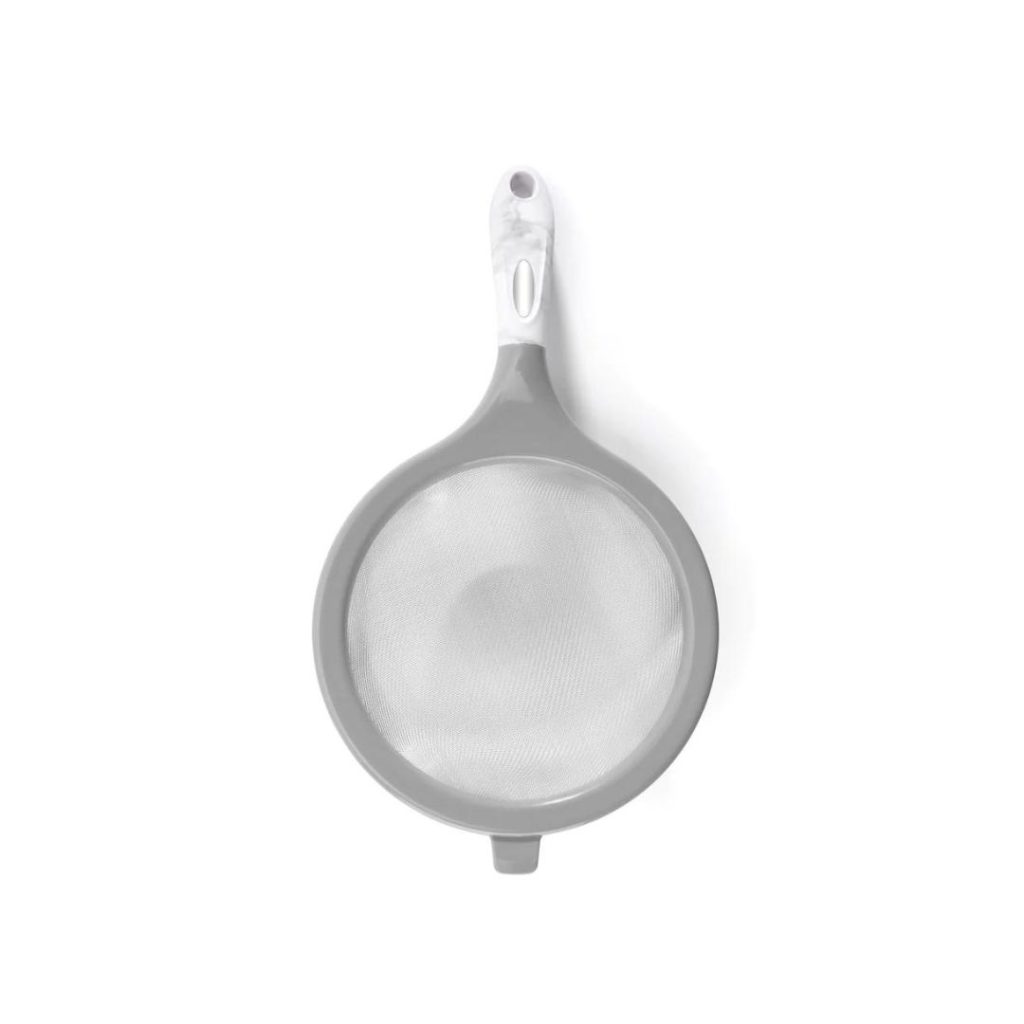 Colador de cocina silicona mango de mármol 8″
