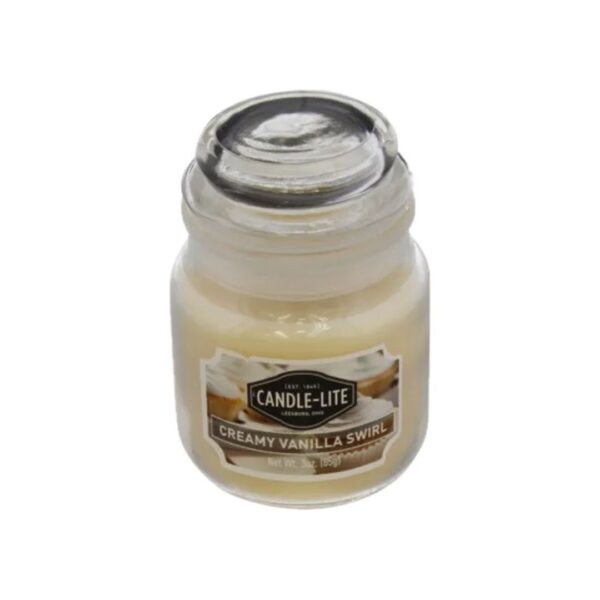 Vela aromática creamy van swirl
