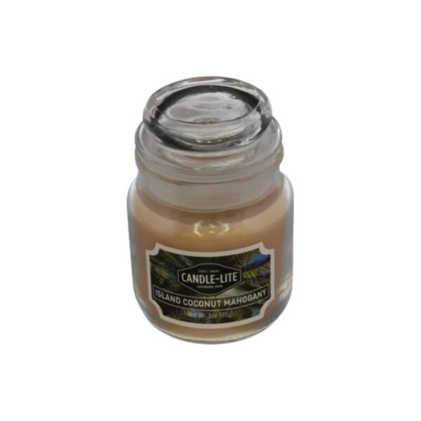 Vela aromática candle-lite coco nutmahog