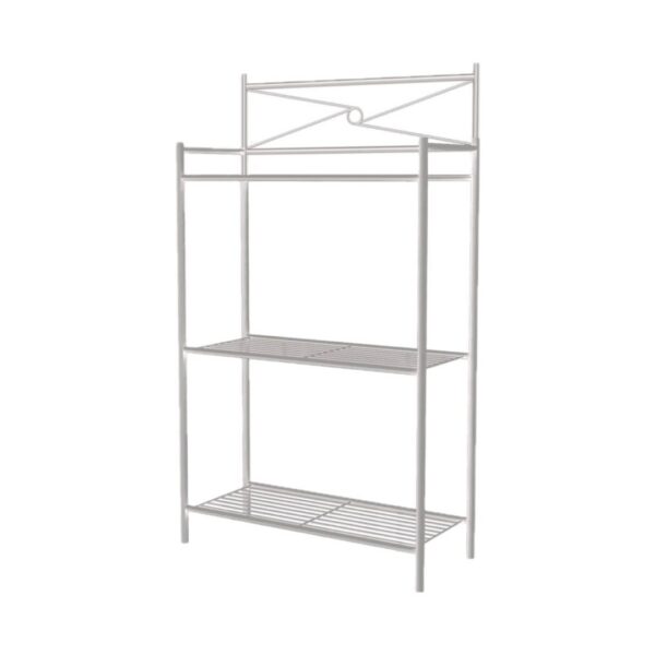 Organizador para baño de 3 niveles plateado