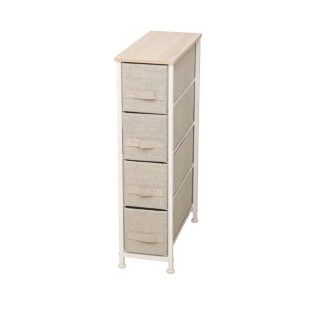 Organizador de 4 cajones beige