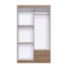 Ropero kennedy 4 puertas 2 cajones madera fresco — vista 1