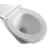 Inodoro cisterna baja/asiento blanco — vista 1