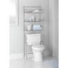 Organizador para baño de 3 niveles plateado — vista 1
