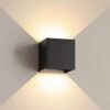 Aplique de pared cubo ensons negro — vista 1