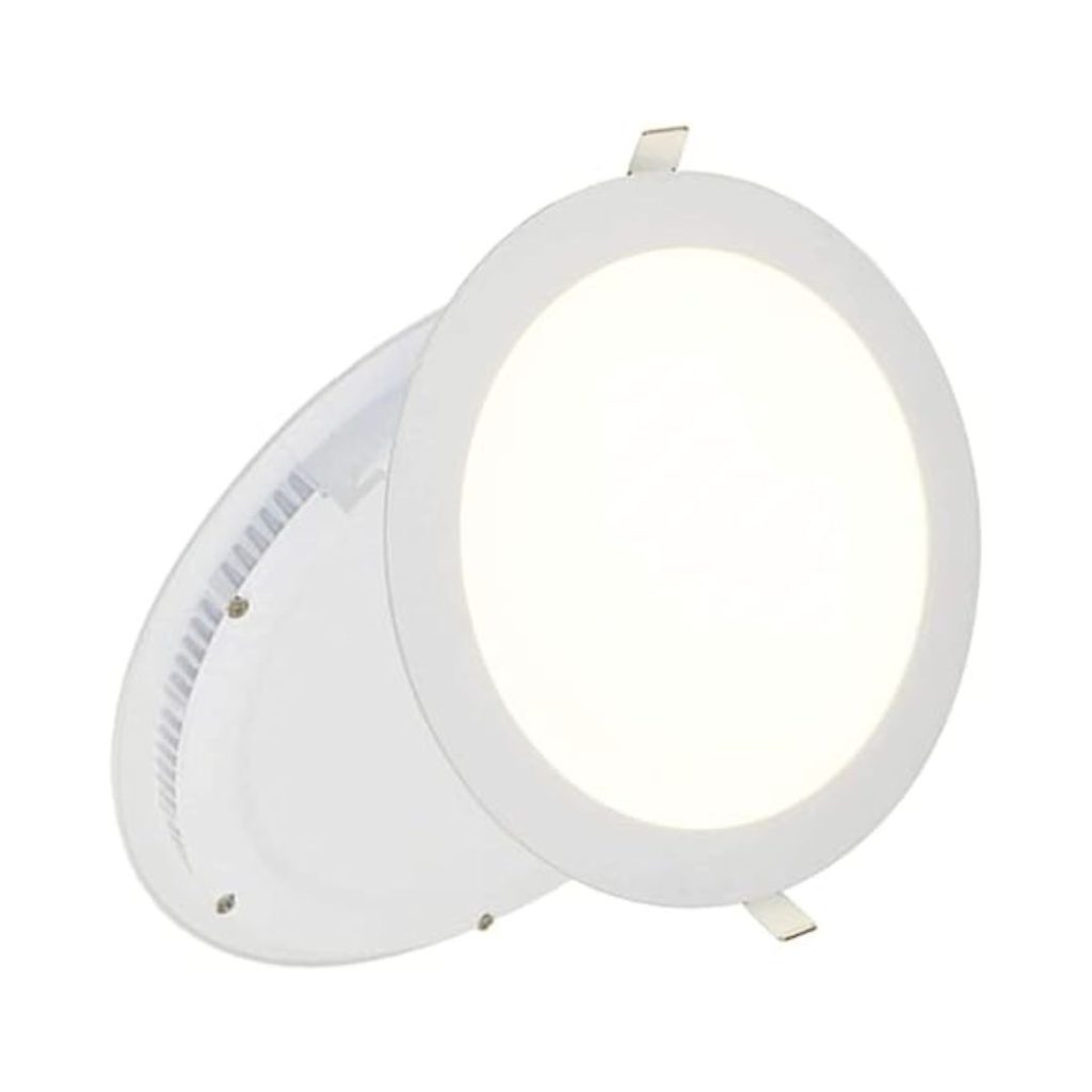 Panel LED de embutir circular 12W 6000K