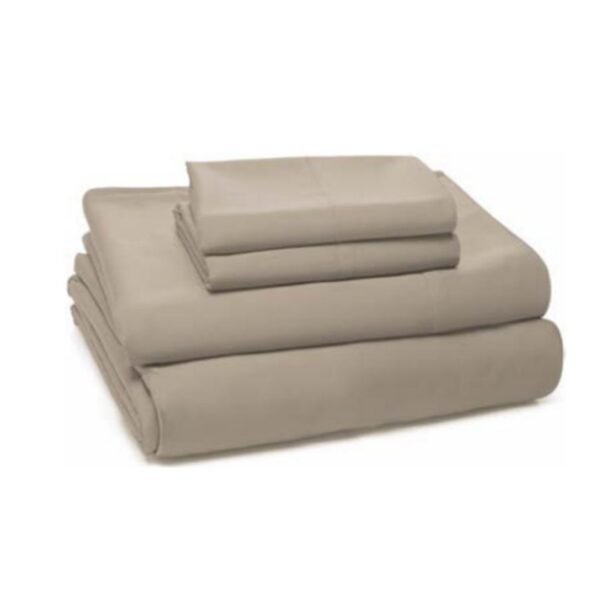 Juego de sabanas rekrea classic solid gris pardo