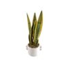 Maceta con planta artificial — vista 1