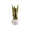 Maceta con planta artificial — vista 2