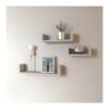 Set de estante de pared mays 3 piezas blanco — vista 1