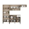 Mueble de cocina kennedy compacta arizona roble con blanco — vista 2