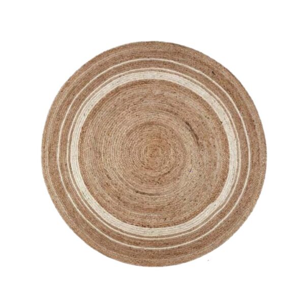 Alfombra rekrea circular beige 150cm