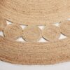 Alfombra rekrea circular beige 150cm — vista 1