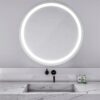 Espejo de baño circular LED — vista 1